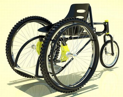 All mountain wheelchair - Francisco Lupin