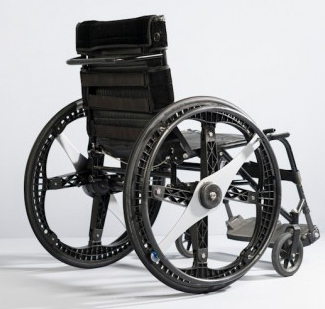 Morph le fauteuil roulant entièrement pliable, roues y compris