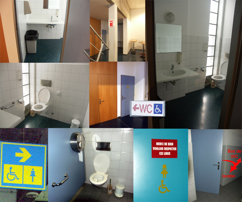 WC adaptés du CERM