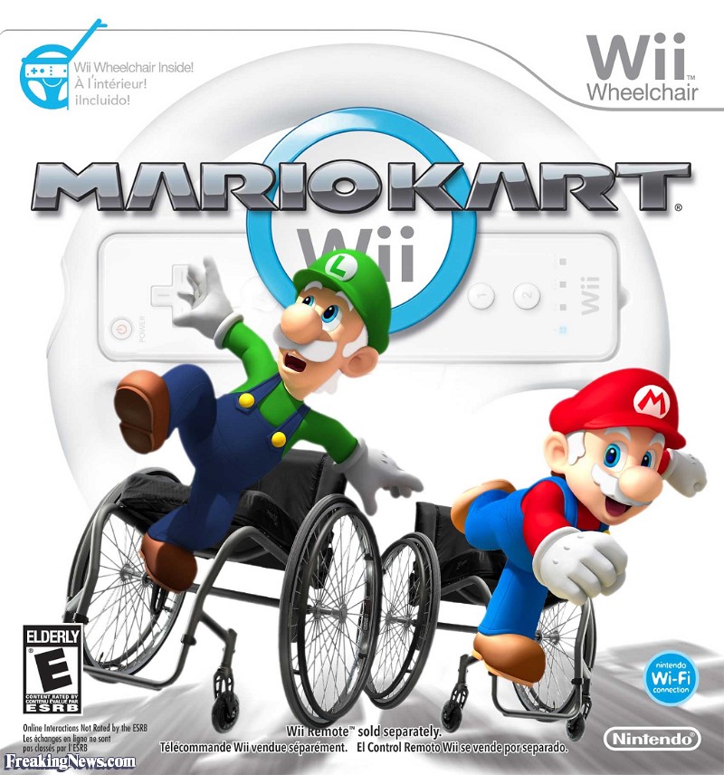 MarioKart en fauteuil roulant pour 64 ans et plus