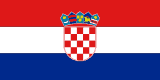 Drapeau de la Croatie