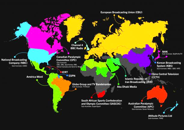 Les pays qui ont achet les droits de retransmission