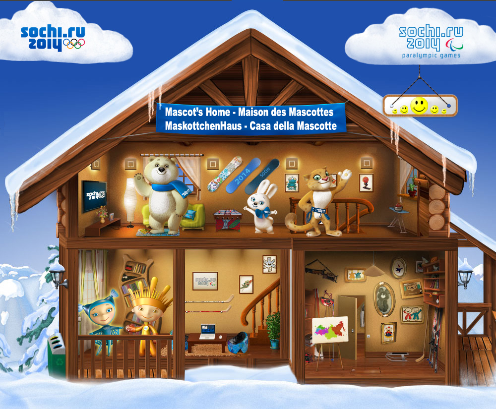 Maison des Mascottes - Maskottchenhaus - Mascot's Home - Casa della Mascotte