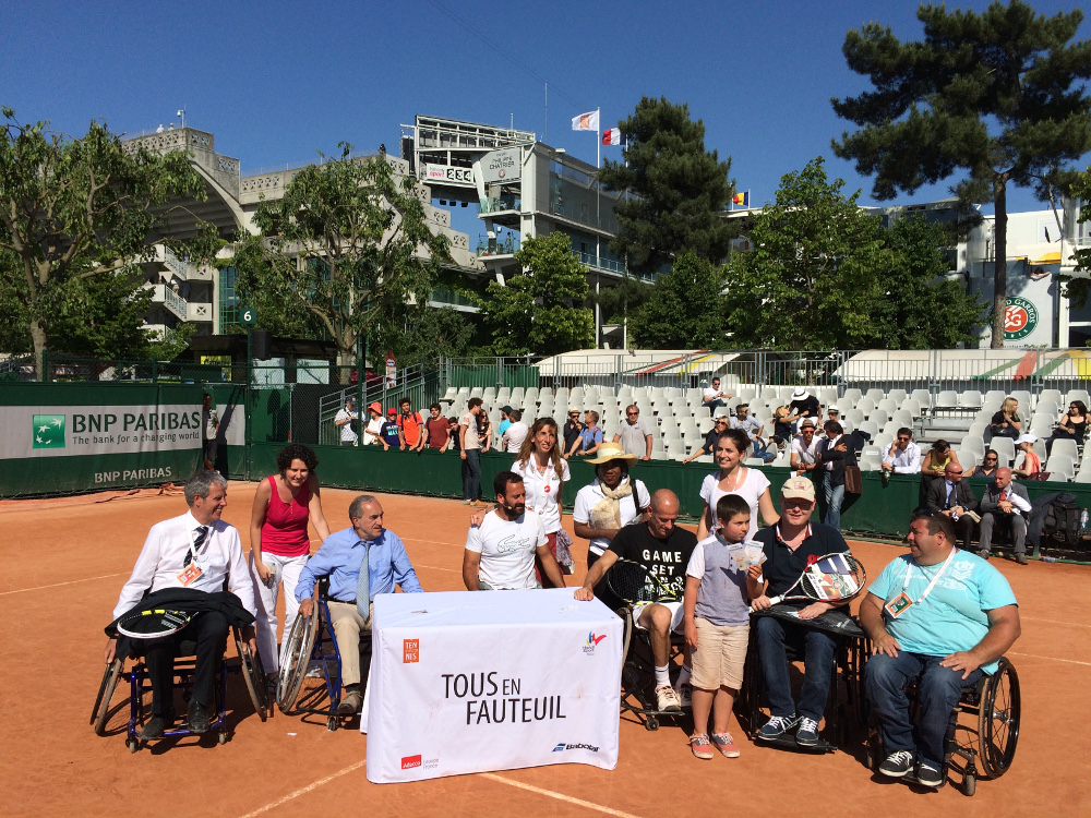 Journee Tous en Fauteuil 2015 - Roland-Garros